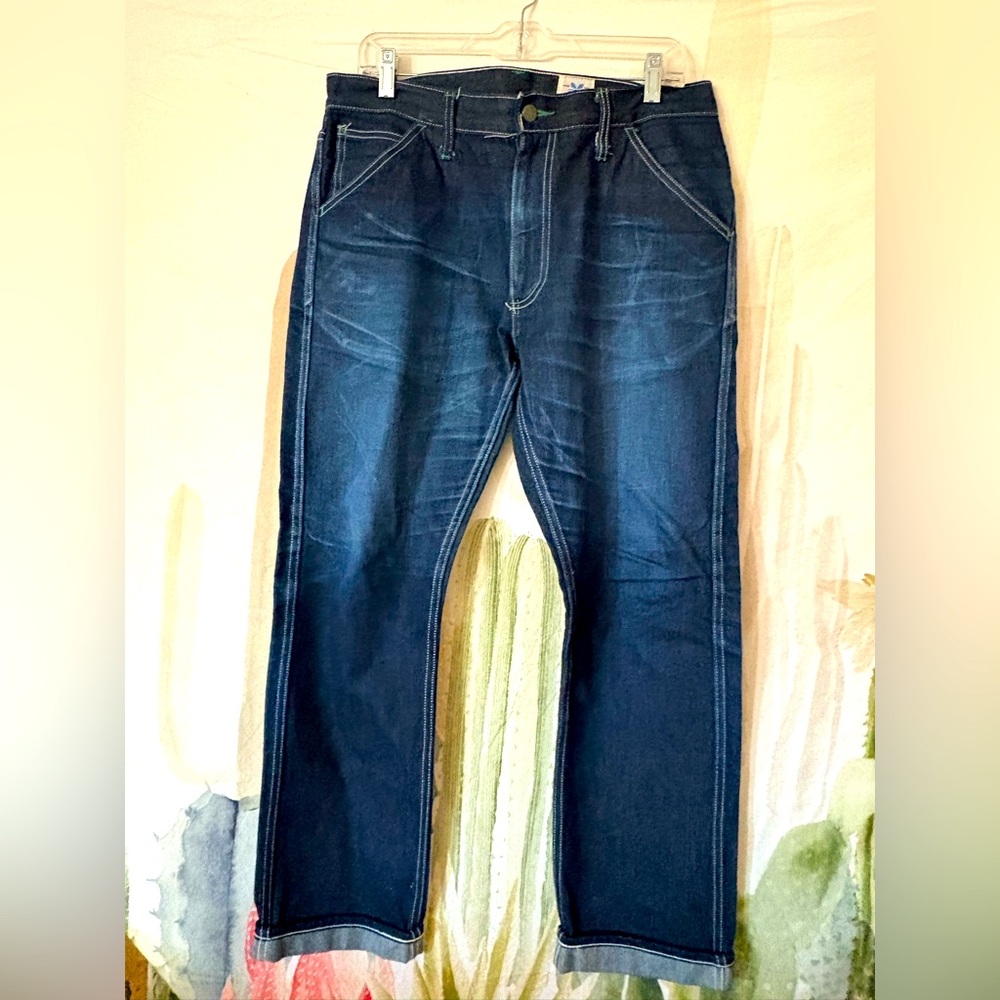 Left Field White Oak Cone Selvedge Denim Jean Work Uniform 🌵34